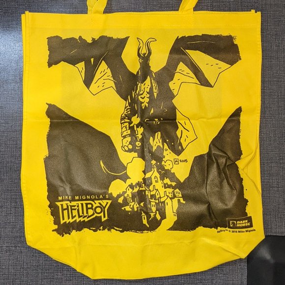 Dark Horse Yellow Tote Bag - Picture 1 of 3